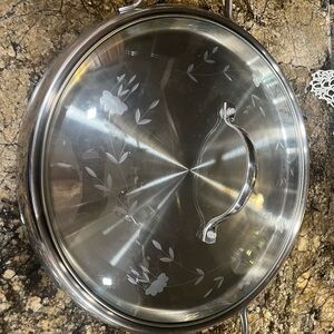 Princess House Silver Cookware with Floral Design